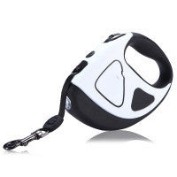 Automatic Retractable Fiber Dog Leash with LED Light