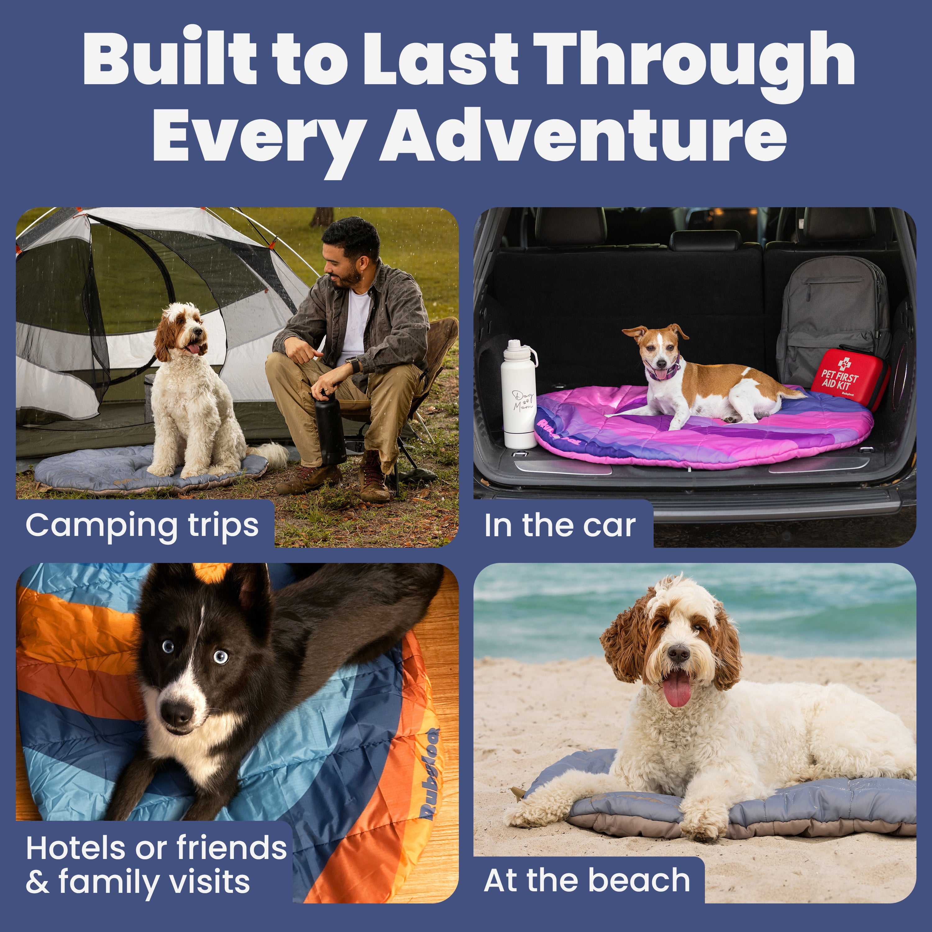 Travel Dog Bed - Foldable & Packable