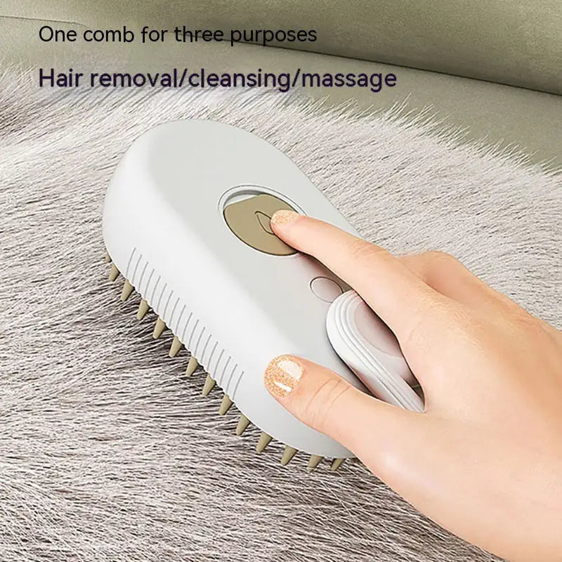 Cat Dog Steam Brush 3 In 1 Electric Spray Cat Hair Brushes For Massage Pet Grooming Comb Hair Removal Combs